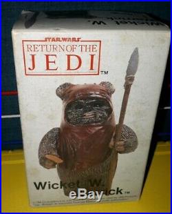 Star Wars Ewok Wicket Action Figure Model Toy Kit Collectible 1984 Rotj Rare