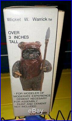 Star Wars Ewok Wicket Action Figure Model Toy Kit Collectible 1984 Rotj Rare