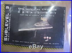 Star Wars Imperial Cruiser Detail model set sublevel3 Rare Rare Rare! Free ship