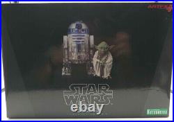 Star Wars Kotobukiya Yoda & R2-D2 Dagobah Pack. 1/10 Painted Model kit ArtFx