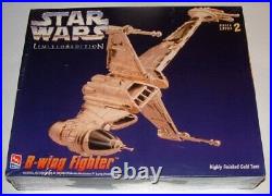 Star Wars Limited Edition Gold Tone B-wing Fighter Model Kit