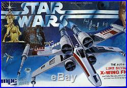 Star Wars MPC Authentic X-Wing Fighter Vintage 1977 Model Kit 1-1914 New Luke