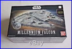 Star Wars Millenium Falcon 1144 Plastic Model Kit The Force Awakes Bandai NEU