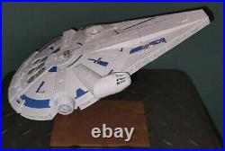 Star Wars Millennium Falcon 1/144 Bandai Model Kit (Lando) Expertly Built