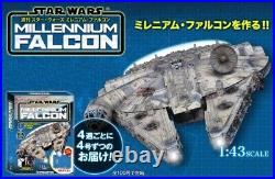 Star Wars Millennium Falcon 1/43 Scale 32 Unassembled Model Kit Set Deagostini