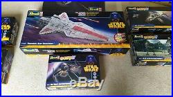 Star Wars Model Kit Collection Revell Republic Star Destroyer 6 kits + Poster