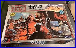 Star Wars Model kit MPC 1983 vtg Jabba Hutt Throne Room Action Scene figures box