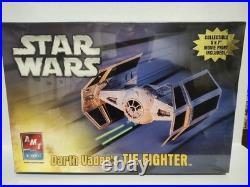 Star Wars Models Speeder X Wing Vader's Tie Fighter & Falcon Factory Sealed