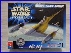 Star Wars Naboo Starfighter 1/48 AMT ERTL Diecast Metal Model Kit 1999 New