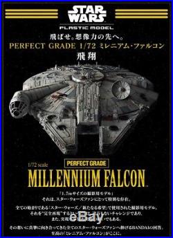 Star Wars Perfect Grade Millennium Falcon 1/72 Scale Plastic Model Kit Bandai