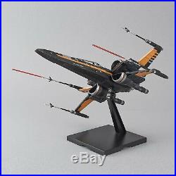 Star Wars Poe's Boosted X-Wing 1/72 Plastic Model Hobby Space Ship Bandai hobby