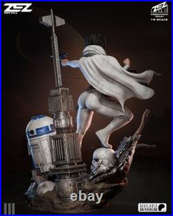 Star Wars Princess Leia 3D Printed Figure, Unpainted Galactic Senator Model Kit