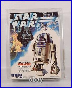 Star Wars R2-D2 Model Kit MPC 1977 AFA 85+