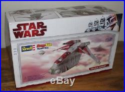 Star Wars Republic Gunship Clone Wars Kit Revell Model Open Box. Sealed bags