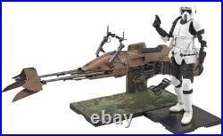 Star Wars Return of the Jedi Scout Trooper&Speeder Bike Model kit BANDAI