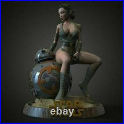 Star Wars Rey 3D Printing Unpainted Figure Model GK Blank Kit Hot Toy In Stock