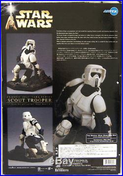 Star Wars Scout Trooper 1/7 Scale Soft Vinyl Model Kit ArtFX 2005 NIB Kotobukiya