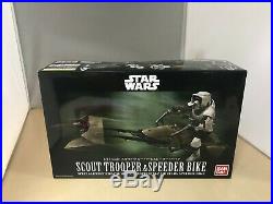 Star Wars Scout Trooper & Speeder Bike 1/12 scale model