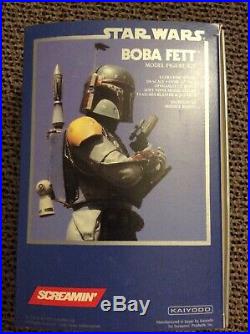 Star Wars Screamin' Kaiyodo Boba Fett Vinyl Model Kit New from 1995