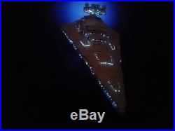 Star Wars Star Destroyer fiber optic model with lights