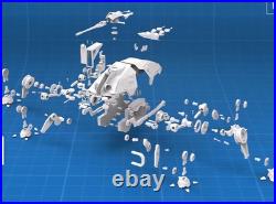 Star Wars The Clone Wars At-te Waller 1/64 Scale Custom 3d Model Kit Over 12 A