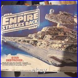 Star Wars The Empire Strikes Back Star Destroyer Model Kit MPC ERTL 1989 SEALED