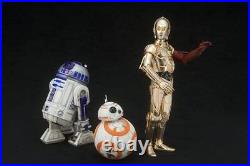 Star Wars The Force Awakens C-3PO & R2-D2 with BB-8 Model Kit Kotobukiya ARTFX+