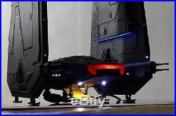 Star Wars The Force Awakens Kylo Ren's Command Shuttle Model Built and Lit