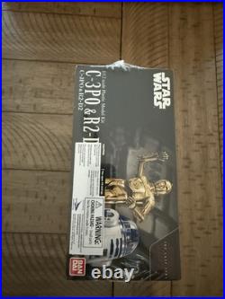 Star Wars The Last Jedi C3PO & R2-D2 Bandai Model Kit Sealed New in Box