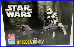 Star Wars The Return Of The Jedi Speeder Bike & Biker Scout Model Kit (mi)