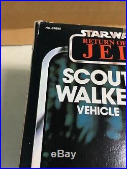 Star Wars Vintage 1983 ROTJ Scout Walker Vehicle MIB Sealed RARE AT-ST