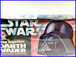 Star Wars Vintage MPC 1978 Snap-Together Darth Vader Action Model Sealed MISB
