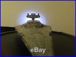 Star Wars Zvezda Star Destroyer Model Kit BUILT and LIT