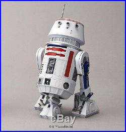 Star wars R2-D2 & R5-D4 1/12 Scale Plastic Model Kit Figure Bandai Japan import