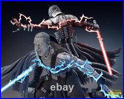 Starkiller and Galen Marek Diorama/3D Printed/Unpainted/Unassembled/Star Wars