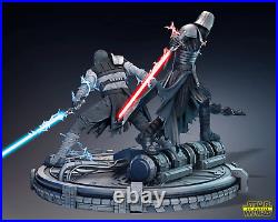 Starkiller and Galen Marek Diorama/3D Printed/Unpainted/Unassembled/Star Wars