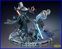 Starkiller and Galen Marek Diorama/3D Printed/Unpainted/Unassembled/Star Wars