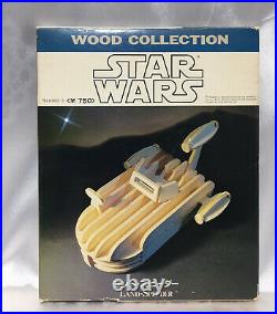 TAKARA Wood Collection Landspeeder vintage Model Kit Star Wars Japanese toy MIB