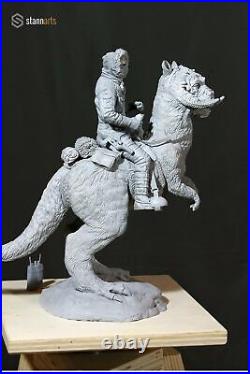 Tauntaun with Han Solo Scale Resin Model garage Kit - StannArts