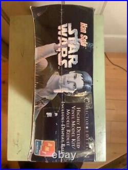 Tsukuda Hobby Han Solo Star Wars Vinyl Model Kit Figure Shield Box
