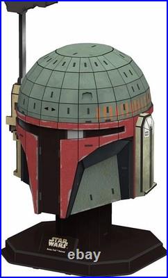 University Games Star Wars The Mandalorian Boba Fett's Helmet Model Kit, Burgun