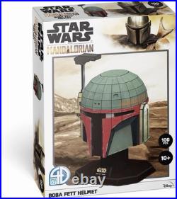 University Games Star Wars The Mandalorian Boba Fett's Helmet Model Kit, Burgun
