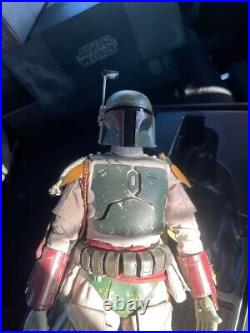 Used Hot Toys MMS313 Star Wars Boba Fett Deluxe Limited 1/6 Collectible Figure