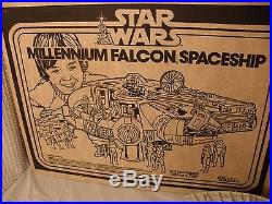 Vintage 70-80's Kenner Star Wars Millennium Falcon Spaceship + Box No. 39110