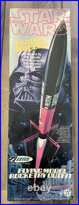 VTG 1977 Estes Star Wars Proton Torpedo Darth Vader Flying Model Kit 1420 NEW
