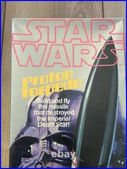 VTG 1977 Estes Star Wars Proton Torpedo Darth Vader Flying Model Kit 1420 NEW