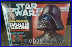 Vintage 1978 Mpc Star Wars Darth Vader Snap Model Kit In Factory Sealed Box