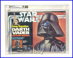 Vintage 1978 STAR WARS Darth Vader AFA Graded Snap-Together Model Kit, Complete