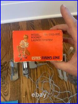 Vintage Estes Firing Line Model Rocket Launch System Kit # 0702-595 Looks Unused