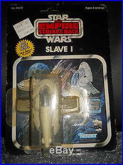 Vintage Kenner Star Wars Slave One 1 diecast Boba Fett figure, Moc, sealed